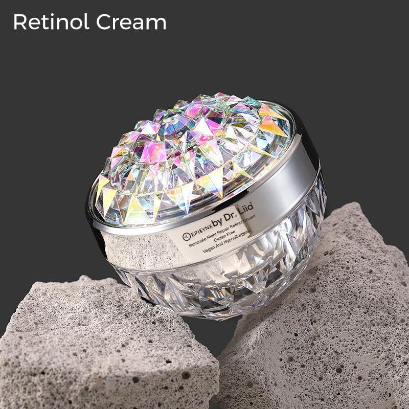 Anti-Aging Retinol Night Moisturizer – Hydrating, Vegan, Gluten-Free & Radiance-Boosting